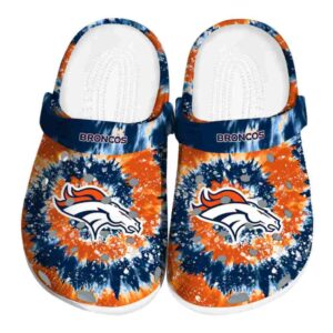 Denver Broncos Radiant Burst Effect Crocs Best selling