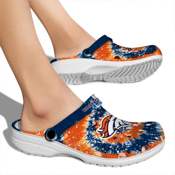 Denver Broncos Radiant Burst Effect Crocs High quality
