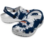 Denver Broncos Splatter Graphics Crocs Best selling