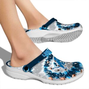 Detroit Lions Radiant Burst Effect Crocs High quality