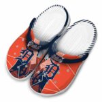 Detroit Tigers Geometric Background Crocs Best selling