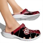 Dr Pepper Geometric Background Crocs High quality