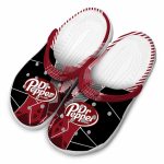 Dr Pepper Geometric Background Crocs Trendy