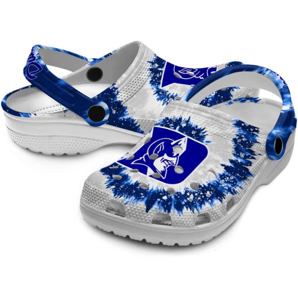 Duke Blue Devils Radiant Burst Effect Crocs Latest Model