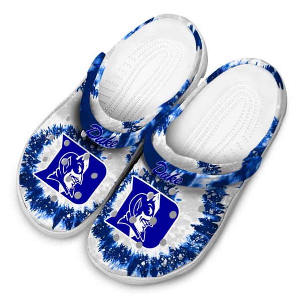 Duke Blue Devils Radiant Burst Effect Crocs Trendy