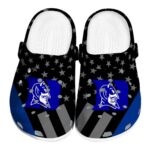 Duke Blue Devils Stellar Stripes Theme Crocs Best selling