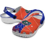Florida Gators Geometric Background Crocs Best selling