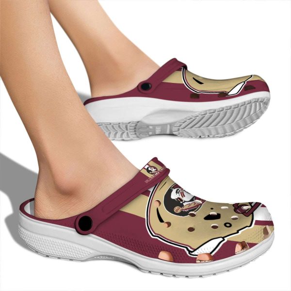 Florida State Seminoles Helmet Stripes Crocs High quality