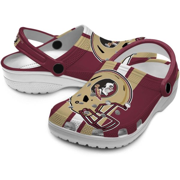 Florida State Seminoles Helmet Stripes Crocs Latest Model
