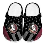 Florida State Seminoles Stellar Stripes Theme Crocs Best selling
