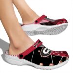 Georgia Bulldogs Geometric Background Crocs Best selling