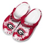 Georgia Bulldogs Splatter Graphics Crocs Best selling