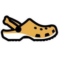Gold Crocs