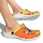 Goofy Geometric Background Crocs High quality