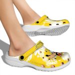 Goofy Splatter Graphics Crocs High quality