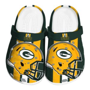 Green Bay Packers Helmet Stripes Crocs Best selling