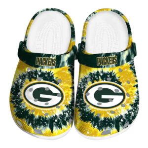 Green Bay Packers Radiant Burst Effect Crocs Best selling