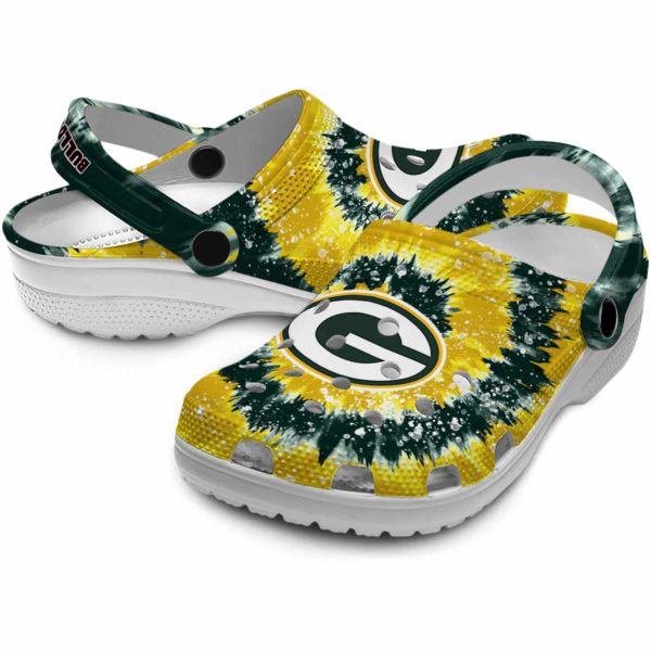 Green Bay Packers Radiant Burst Effect Crocs Latest Model