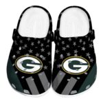Green Bay Packers Stellar Stripes Theme Crocs Best selling
