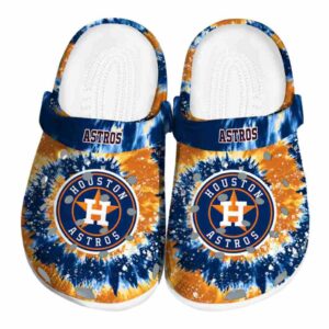 Houston Astros Radiant Burst Effect Crocs Best selling