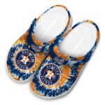 Houston Astros Radiant Burst Effect Crocs Best selling