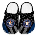 Houston Astros Stellar Stripes Theme Crocs Best selling
