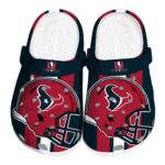 Houston Texans Helmet Stripes Clog 1 Houston Texans Helmet Stripes Crocs Best selling