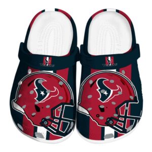 Houston Texans Helmet Stripes Crocs Best selling