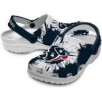 Houston Texans Splatter Graphics Crocs Best selling