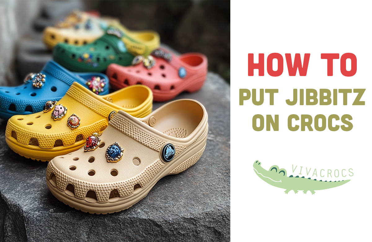 How to put Jibbitz on Crocs