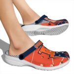 Illinois Fighting Illini Geometric Background Crocs Best selling