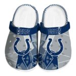 Indianapolis Colts Geometric Background Crocs Best selling