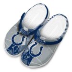 Indianapolis Colts Geometric Background Crocs Best selling