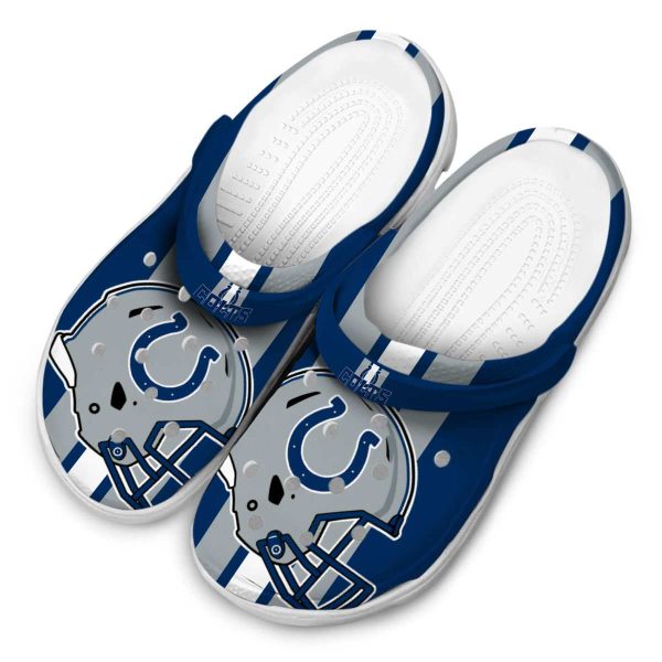Indianapolis Colts Helmet Stripes Crocs Trendy