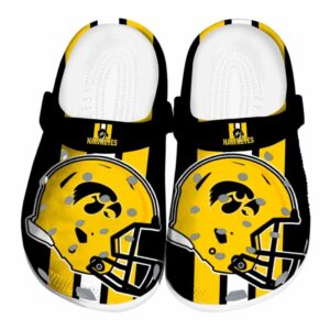 Iowa Hawkeyes Helmet Stripes Crocs Best selling