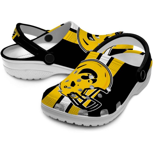 Iowa Hawkeyes Helmet Stripes Crocs Latest Model