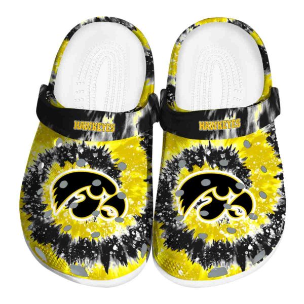 Iowa Hawkeyes Radiant Burst Effect Crocs Best selling