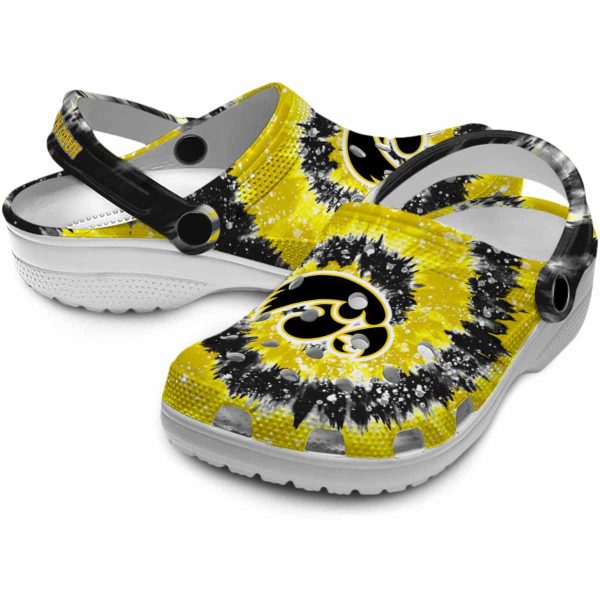Iowa Hawkeyes Radiant Burst Effect Crocs Latest Model