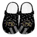 Iowa Hawkeyes Stellar Stripes Theme Crocs Best selling