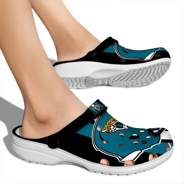 Jacksonville Jaguars Helmet Stripes Crocs High quality