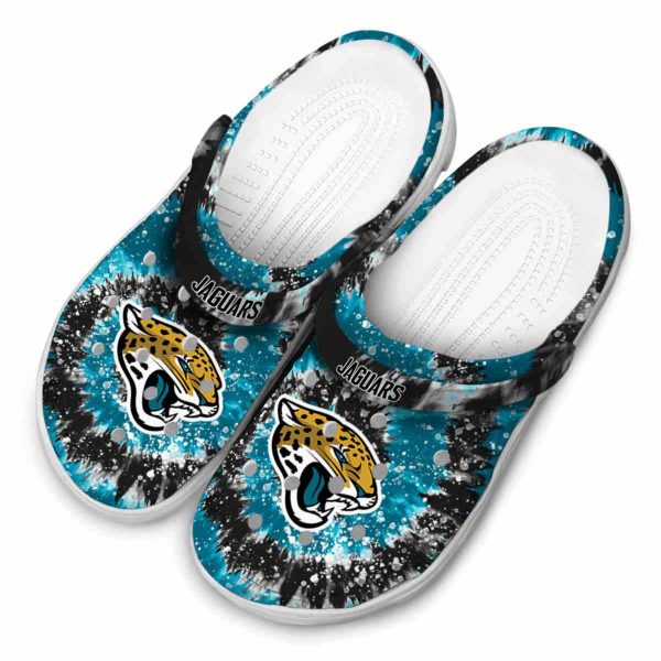 Jacksonville Jaguars Radiant Burst Effect Crocs Trendy