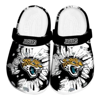 Jacksonville Jaguars Splatter Graphics Crocs Best selling