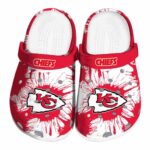 Kansas City Chiefs Splatter Graphics Crocs Best selling
