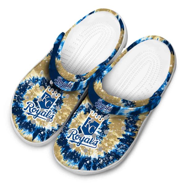 Kansas City Royals Radiant Burst Effect Crocs Trendy