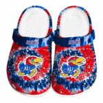 Kansas Jayhawks Radiant Burst Effect Crocs Best selling