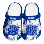 Kentucky Wildcats Splatter Graphics Crocs Best selling