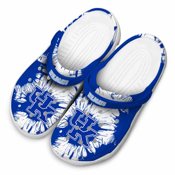 Kentucky Wildcats Splatter Graphics Crocs Trendy