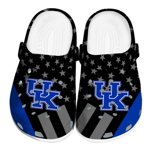 Kentucky Wildcats Stellar Stripes Theme Crocs Best selling