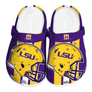 LSU Tigers Helmet Stripes Crocs Best selling