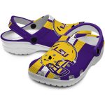 LSU Tigers Helmet Stripes Crocs Best selling